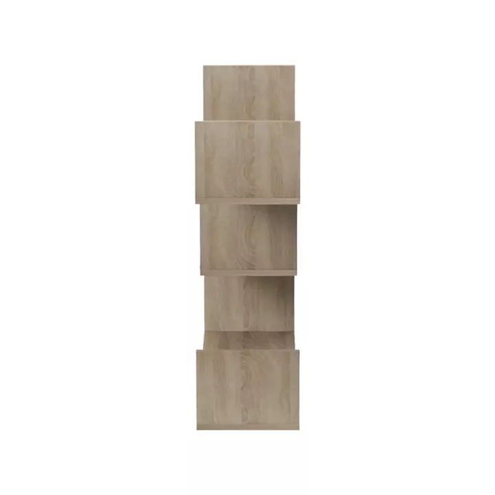 Wall shelf unit Tibet pakoworld sonoma 120x22x67cm
