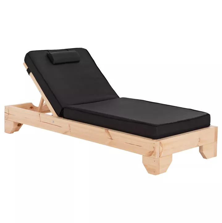 ΞΑΠΛΩΣΤΡΑ ΜΕ ΜΑΞΙΛΑΡΙ ΚΟΡΙΝΟΣ HM10777.05T ΞΥΛΟ ΠΕΥΚΟΥ--TEXTILENE ΜΑΥΡΟ 79x204x80Υεκ