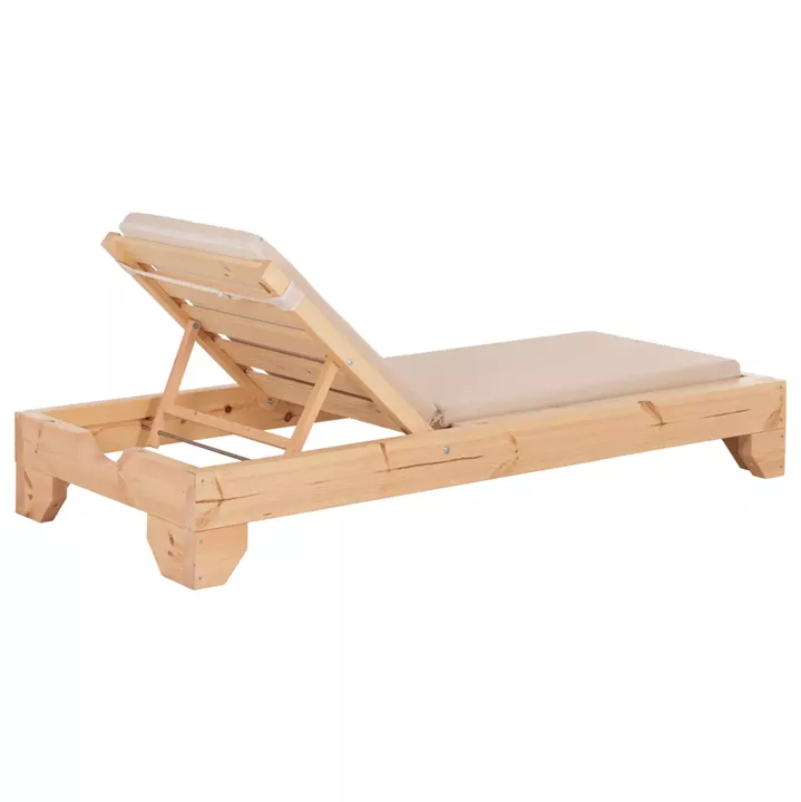 ΞΑΠΛΩΣΤΡΑ ΜΕ ΜΑΞΙΛΑΡΙ ΚΟΡΙΝΟΣ HM10775.60T ΞΥΛΟ ΠΕΥΚΟΥ--TEXTILENE ΜΠΕΖ 79x204x77Υεκ