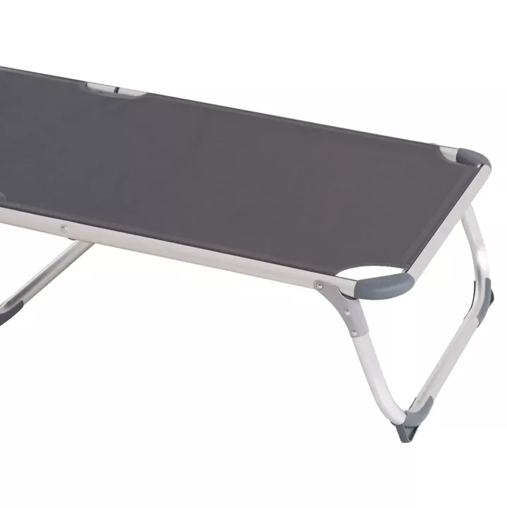 ΞΑΠΛΩΣΤΡΑ ΠΑΡΑΛΙΑΣ ΑΛΟΥΜΙΝΙΟΥ ΒΑΡ.ΤΥΠΟΥ ALMIRA HM5054.10 ΓΚΡΙ TEXTILENE 187x59x78Υεκ