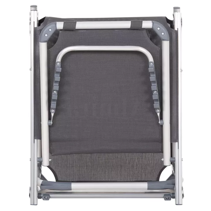 ΞΑΠΛΩΣΤΡΑ ΠΑΡΑΛΙΑΣ ΑΛΟΥΜΙΝΙΟΥ ΒΑΡ.ΤΥΠΟΥ ALMIRA HM5054.10 ΓΚΡΙ TEXTILENE 187x59x78Υεκ