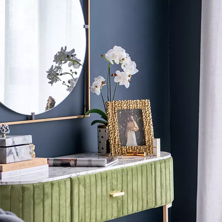 Artekko Frame Χρυσή Κορνίζα Ρητίνης για Φωτογραφία 5Χ7