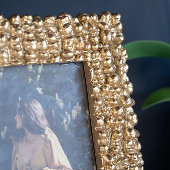 Artekko Frame Χρυσή Κορνίζα Ρητίνης για Φωτογραφία 5Χ7