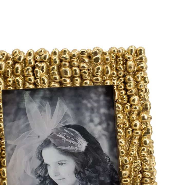 Artekko Frame Χρυσή Κορνίζα Ρητίνης για Φωτογραφία 5Χ7