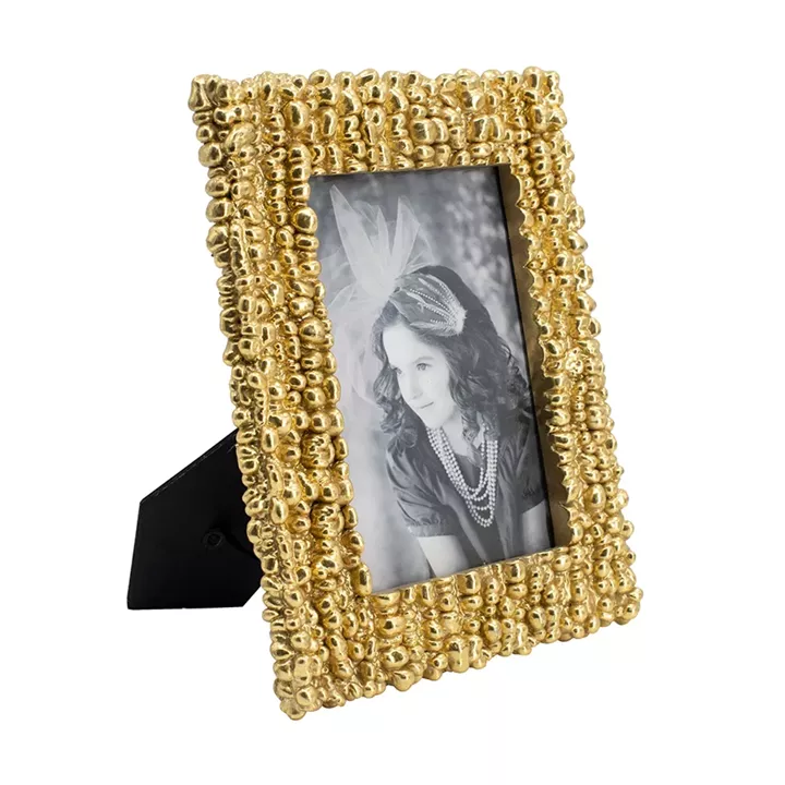 Artekko Frame Χρυσή Κορνίζα Ρητίνης για Φωτογραφία 5Χ7
