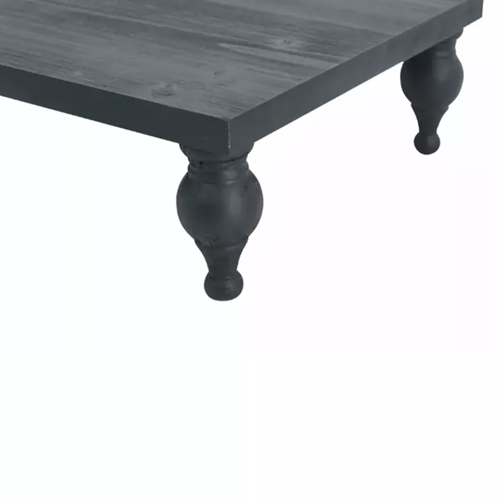 Artekko Woody Riser Μαύρα Ξύλινα Πλατό Σερβιρίσματος (30x30x11)cm 2pcs