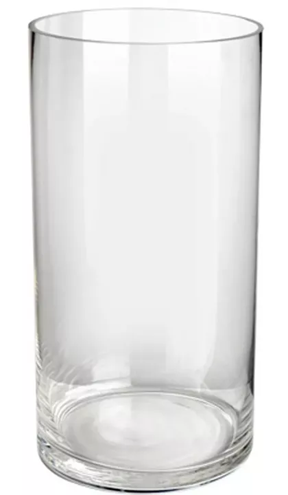 Artekko Glassy Γυάλινο Διάφανο Βάζο (11.7x11.7x29)cm