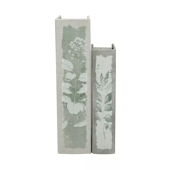 Artekko Book Πολύχρωμα Διακοσμητικά Βιβλία MDF με Αποθηκευτικό Χώρο 2pcs