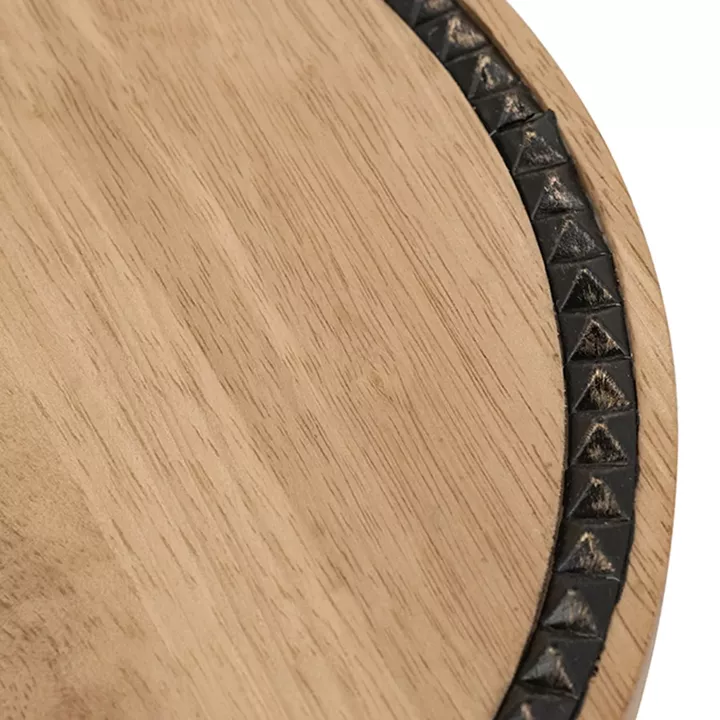 Artekko Gaia Καφέ Ξύλινη Ορντερβιερα Πλατό (30x30x15)cm