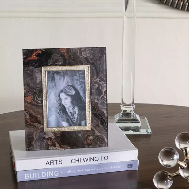 Artekko Zenn Καφέ Γυάλινη Κορνίζα για Φωτογραφία 5Χ7