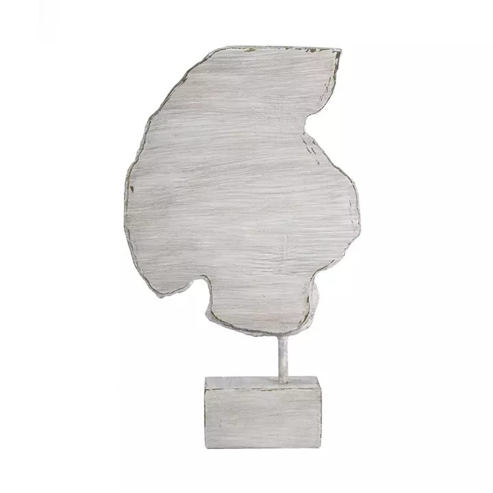 Artekko Maenad Επιτραπέζιο Διακοσμητικό Ρητίνης σε Λευκή Πατίνα (20.5x6.7x33.5)cm