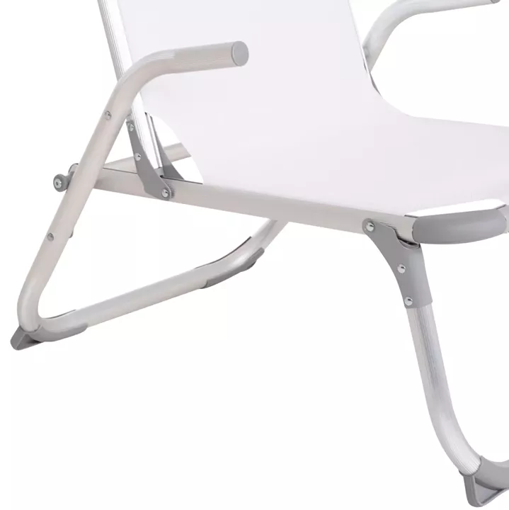 ΚΑΡΕΚΛΑΚΙ ΠΑΡΑΛΙΑΣ ΑΛΟΥΜΙΝΙΟΥ ΒΑΡ.ΤΥΠΟΥ ΥΠΕΡΥΨΩΜΕΝΟ ALMIRA HM6431.03 ΛΕΥΚΟ 53x68x80Υεκ