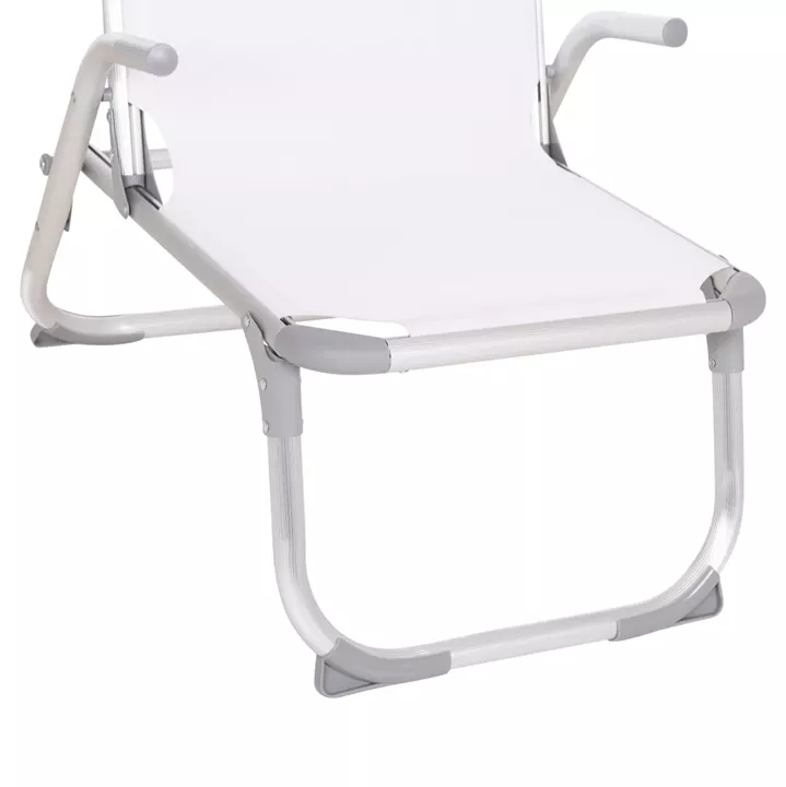 ΚΑΡΕΚΛΑΚΙ ΠΑΡΑΛΙΑΣ ΑΛΟΥΜΙΝΙΟΥ ΒΑΡ.ΤΥΠΟΥ ΥΠΕΡΥΨΩΜΕΝΟ ALMIRA HM6431.03 ΛΕΥΚΟ 53x68x80Υεκ