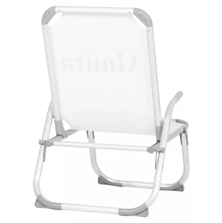 ΚΑΡΕΚΛΑΚΙ ΠΑΡΑΛΙΑΣ ΑΛΟΥΜΙΝΙΟΥ ΒΑΡ.ΤΥΠΟΥ ΥΠΕΡΥΨΩΜΕΝΟ ALMIRA HM6431.03 ΛΕΥΚΟ 53x68x80Υεκ