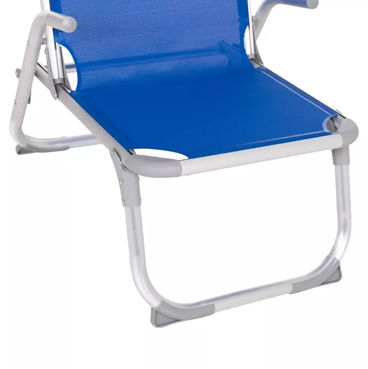 ΚΑΡΕΚΛΑΚΙ ΠΑΡΑΛΙΑΣ ΑΛΟΥΜΙΝΙΟΥ ΒΑΡ.ΤΥΠΟΥ ΥΠΕΡΥΨΩΜΕΝΟ ALMIRA HM6431.01 ΜΠΛΕ 53x68x80Υεκ