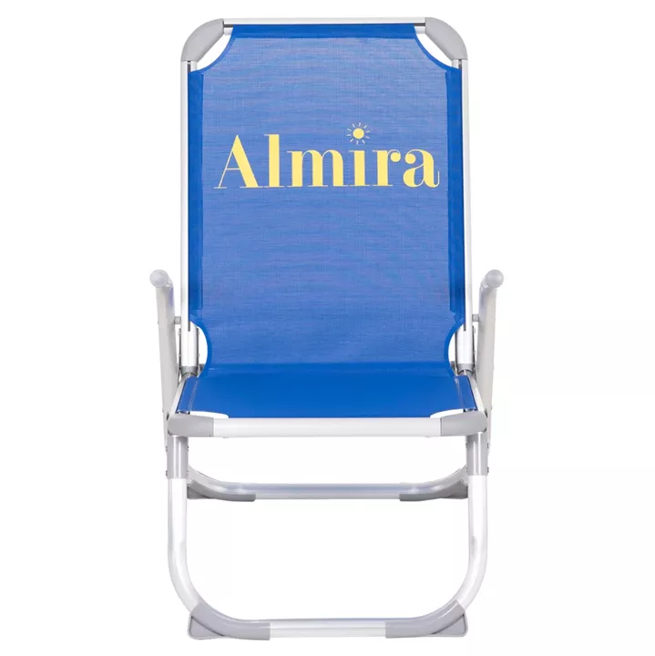 ΚΑΡΕΚΛΑΚΙ ΠΑΡΑΛΙΑΣ ΑΛΟΥΜΙΝΙΟΥ ΒΑΡ.ΤΥΠΟΥ ΥΠΕΡΥΨΩΜΕΝΟ ALMIRA HM6431.01 ΜΠΛΕ 53x68x80Υεκ