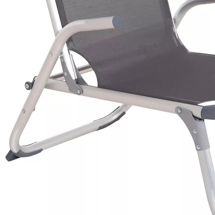 ΚΑΡΕΚΛΑΚΙ ΠΑΡΑΛΙΑΣ ΑΛΟΥΜΙΝΙΟΥ ΒΑΡ.ΤΥΠΟΥ ΥΠΕΡΥΨΩΜΕΝΟ ALMIRA HM6431.10 ΓΚΡΙ 53x68x80Υεκ