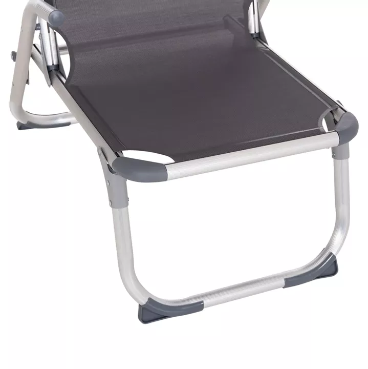 ΚΑΡΕΚΛΑΚΙ ΠΑΡΑΛΙΑΣ ΑΛΟΥΜΙΝΙΟΥ ΒΑΡ.ΤΥΠΟΥ ΥΠΕΡΥΨΩΜΕΝΟ ALMIRA HM6431.10 ΓΚΡΙ 53x68x80Υεκ