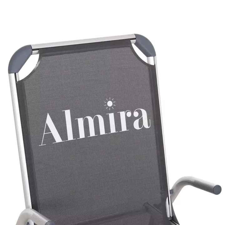 ΚΑΡΕΚΛΑΚΙ ΠΑΡΑΛΙΑΣ ΑΛΟΥΜΙΝΙΟΥ ΒΑΡ.ΤΥΠΟΥ ΥΠΕΡΥΨΩΜΕΝΟ ALMIRA HM6431.10 ΓΚΡΙ 53x68x80Υεκ