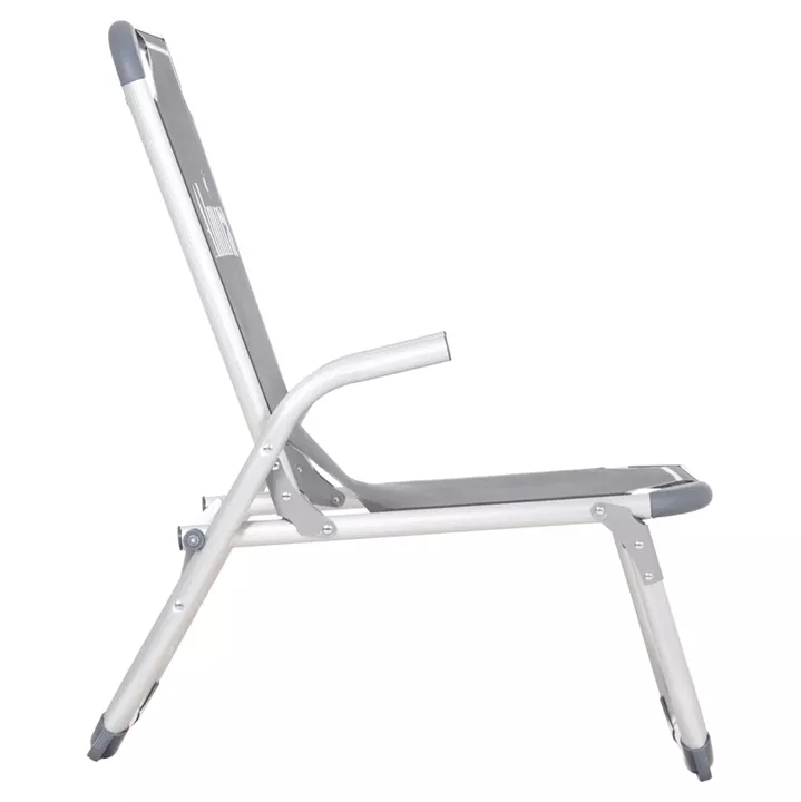 ΚΑΡΕΚΛΑΚΙ ΠΑΡΑΛΙΑΣ ΑΛΟΥΜΙΝΙΟΥ ΒΑΡ.ΤΥΠΟΥ ΥΠΕΡΥΨΩΜΕΝΟ ALMIRA HM6431.10 ΓΚΡΙ 53x68x80Υεκ