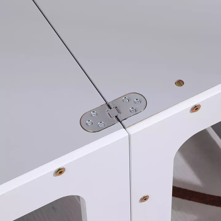 LEARNING TOWER WITH BLACKBOARD RICKI HM18345.03 PINE WOOD IN WHITE/GREY 37x40x84Hcm