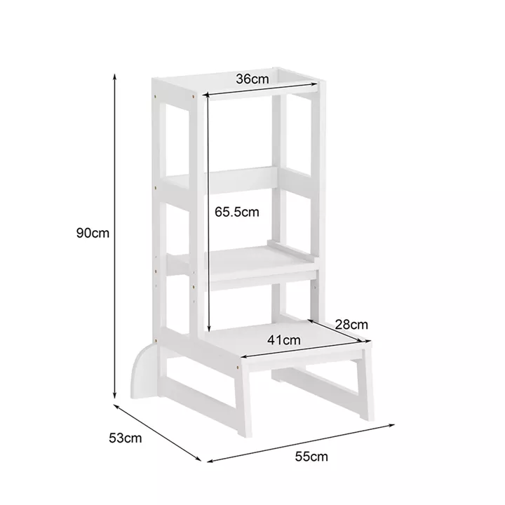 ΠΥΡΓΟΣ ΕΚΜΑΘΗΣΗΣ τ.MONTESSORI PEPE HM9291.03 ΞΥΛΟ ΠΕΥΚΟΥ ΛΕΥΚΟ 45.7x51x90Υεκ