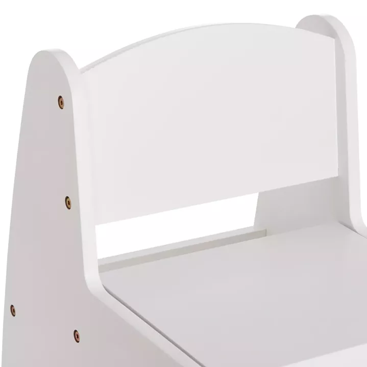 ΠΑΙΔΙΚΟ ΚΑΡΕΚΛΑΚΙ ΜΕ ΑΠΟΘ.ΧΩΡΟ RICKI HM18343.03 ΚΟΝΤΡΑΠΛΑΚΕ/MDF ΛΕΥΚΟ 33x43x47Υεκ