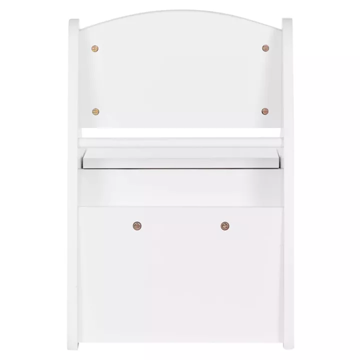 ΠΑΙΔΙΚΟ ΚΑΡΕΚΛΑΚΙ ΜΕ ΑΠΟΘ.ΧΩΡΟ RICKI HM18343.03 ΚΟΝΤΡΑΠΛΑΚΕ/MDF ΛΕΥΚΟ 33x43x47Υεκ