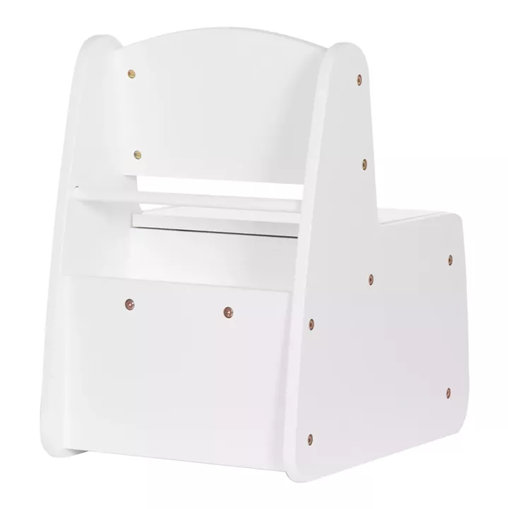 ΠΑΙΔΙΚΟ ΚΑΡΕΚΛΑΚΙ ΜΕ ΑΠΟΘ.ΧΩΡΟ RICKI HM18343.03 ΚΟΝΤΡΑΠΛΑΚΕ/MDF ΛΕΥΚΟ 33x43x47Υεκ