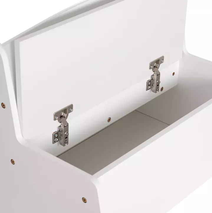 ΠΑΓΚΑΚΙ ΠΑΙΔΙΚΟ ΜΕ ΑΠΟΘ.ΧΩΡΟ RICKI HM18342.03 MDF & ΚΟΝΤΡΑΠΛΑΚΕ ΛΕΥΚΟ 63x43x47Υεκ