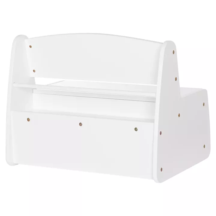 ΠΑΓΚΑΚΙ ΠΑΙΔΙΚΟ ΜΕ ΑΠΟΘ.ΧΩΡΟ RICKI HM18342.03 MDF & ΚΟΝΤΡΑΠΛΑΚΕ ΛΕΥΚΟ 63x43x47Υεκ