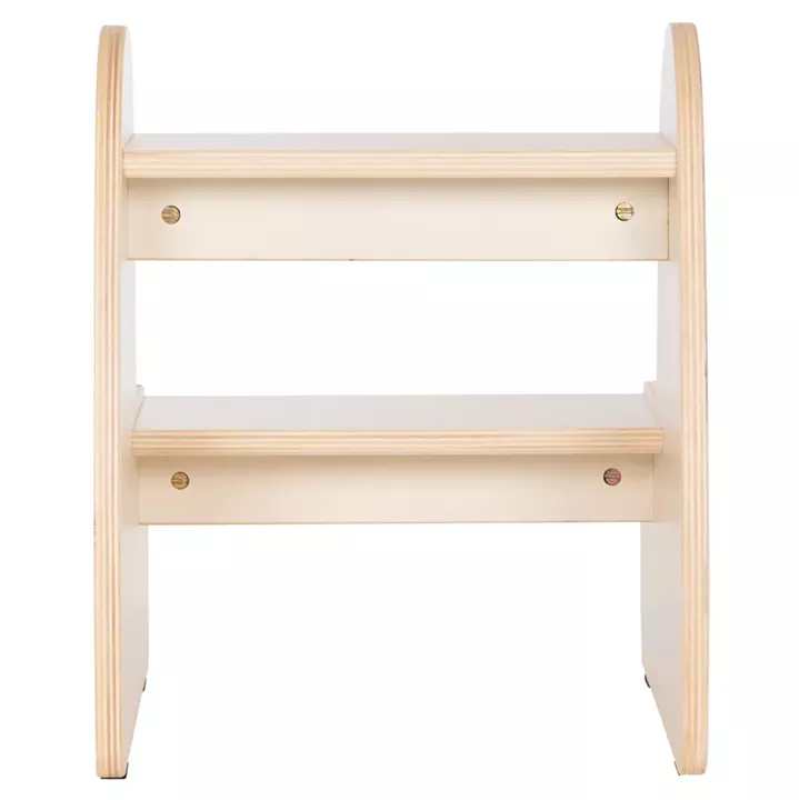 KIDS' STEP STOOL RICKI HM18340.01 MDF & PLYWOOD IN NATURAL 33x43.5x40.5Hcm.