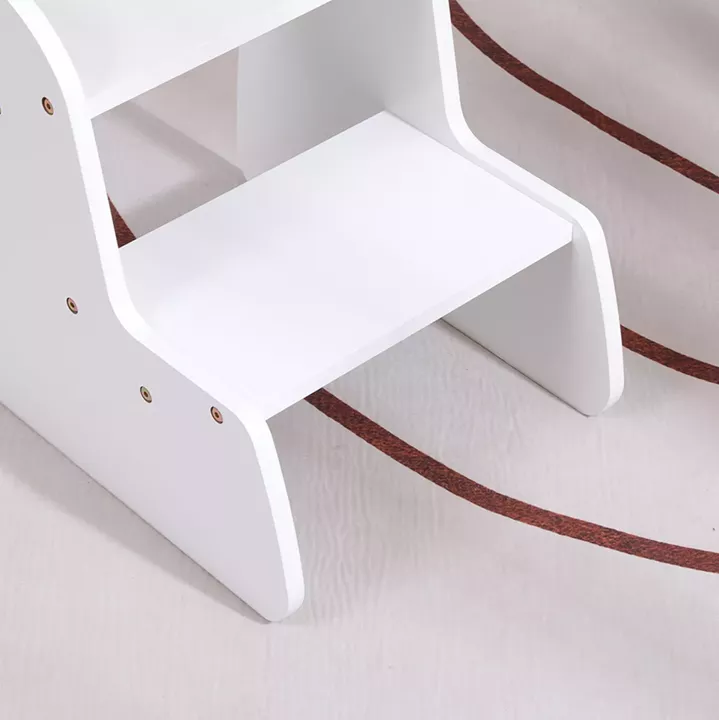 ΠΑΙΔΙΚΗ ΣΚΑΛΑ/ΣΚΑΜΠΟ RICKI HM18340.03 MDF & ΚΟΝΤΡΑΠΛΑΚΕ ΛΕΥΚΟ 33x43.5x40.5Υεκ