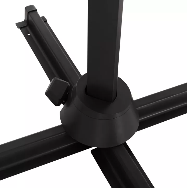 POOLSIDE UMBRELLA JAVANTE HM6623.01 GREY ALUMINUM & SHADE 2.7x2.7x2.7Hcm.