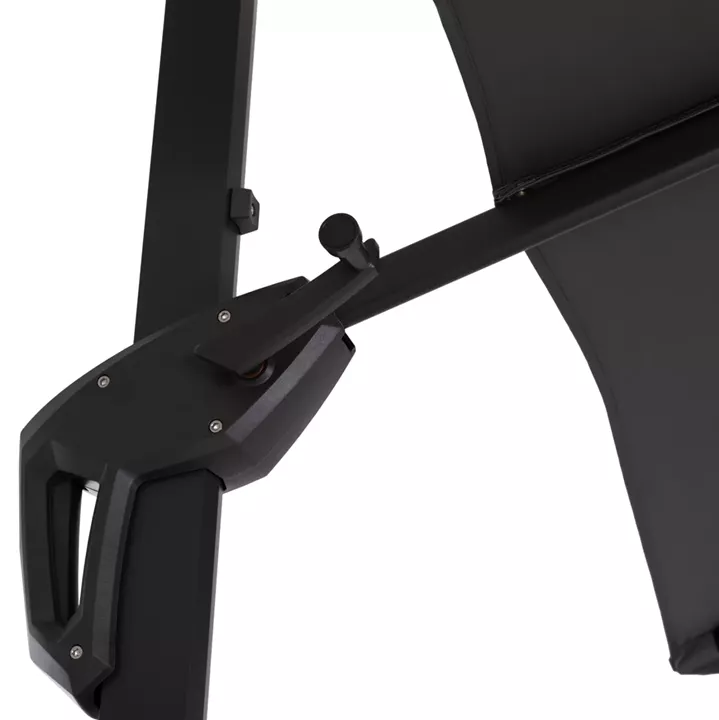 POOLSIDE UMBRELLA JAVANTE HM6623.01 GREY ALUMINUM & SHADE 2.7x2.7x2.7Hcm.