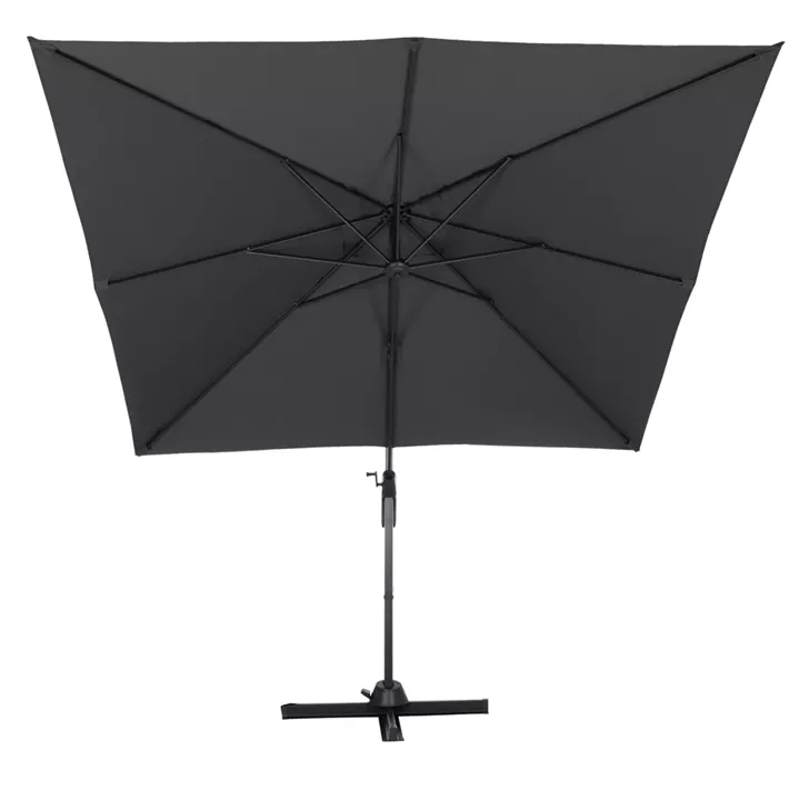 POOLSIDE UMBRELLA JAVANTE HM6623.01 GREY ALUMINUM & SHADE 2.7x2.7x2.7Hcm.