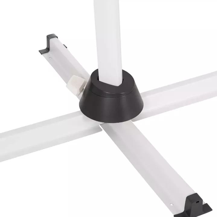 POOLSIDE UMBRELLA JAVANTE HM6623.02 WHITE ALUMINUM & SHADE 2.7x2.7x2.7Hcm.