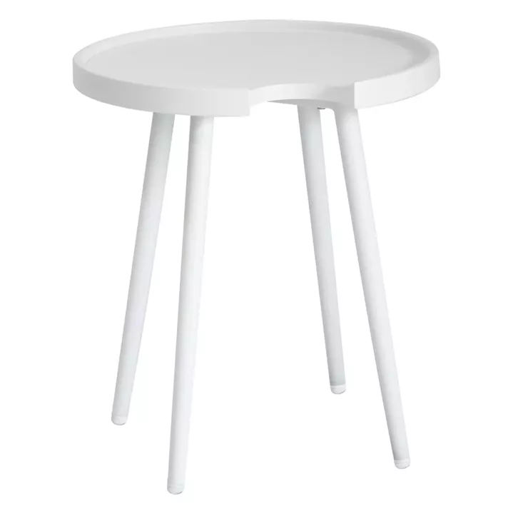 ΤΡΑΠΕΖΙ ΒΟΗΘΗΤΙΚΟ ΣΤΡΟΓΓΥΛΟ ΕΞ.ΧΩΡΟΥ TEROC HM6433.02 ΑΛΟΥΜΙΝΙΟ ΛΕΥΚΟ Φ47x53Υεκ