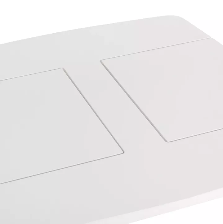 KIDS' TABLE WITH STORAGE SPACE RICKI HM18339.03 MDF & BIRCH WOOD IN WHITE 65x65x47Hcm.