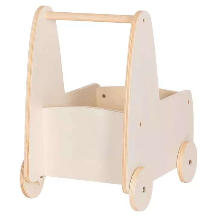 KIDS' STROLLER/CART RICKI HM18341.01 MDF & PLYWOOD IN NATURAL 33x45x50Hcm.