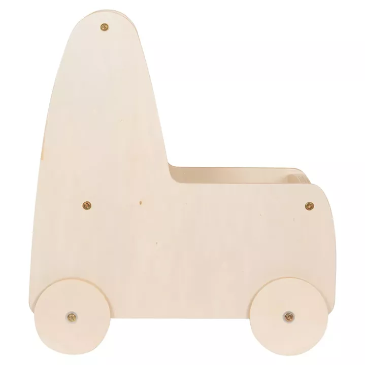 KIDS' STROLLER/CART RICKI HM18341.01 MDF & PLYWOOD IN NATURAL 33x45x50Hcm.
