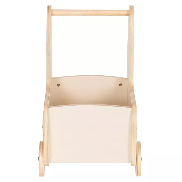 KIDS' STROLLER/CART RICKI HM18341.01 MDF & PLYWOOD IN NATURAL 33x45x50Hcm.