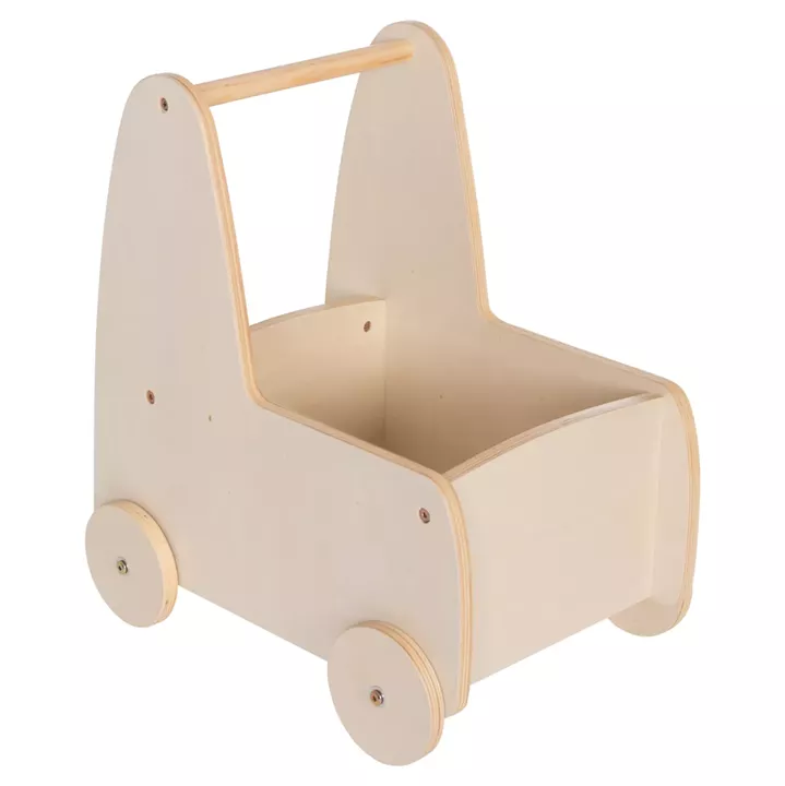 KIDS' STROLLER/CART RICKI HM18341.01 MDF & PLYWOOD IN NATURAL 33x45x50Hcm.