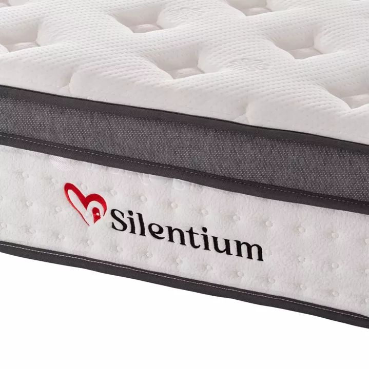 SINGLE BED WITH DRAWER & MATTRESS MELANY HM10745.01 MELAMINE IN ZEBRANO--FOR 90x190cm.