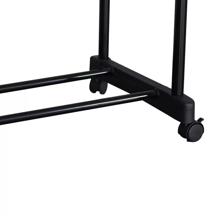 Κρεμάστρα δαπέδου Ganco pakoworld μαύρο μέταλλο 74.5x39x157εκ