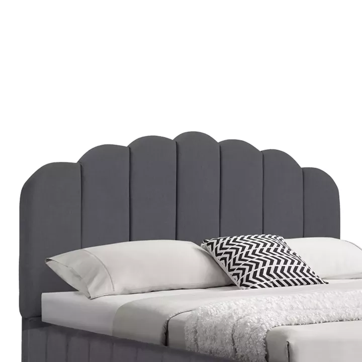 Κρεβάτι Tatiana pakoworld ύφασμα ανθρακί με αποθηκευτικό χώρο 120x200εκ