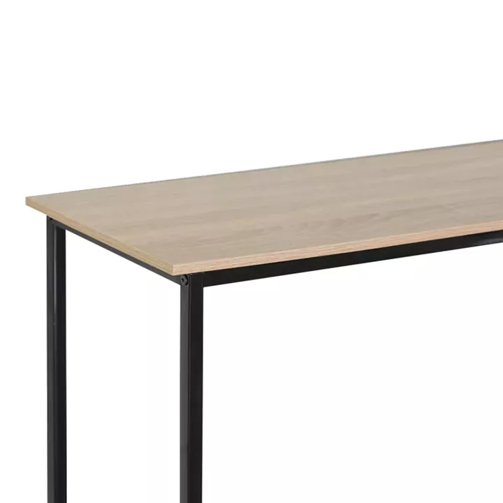 Console Shima pakoworld 2pcs. oak- black metal 106x35x81cm