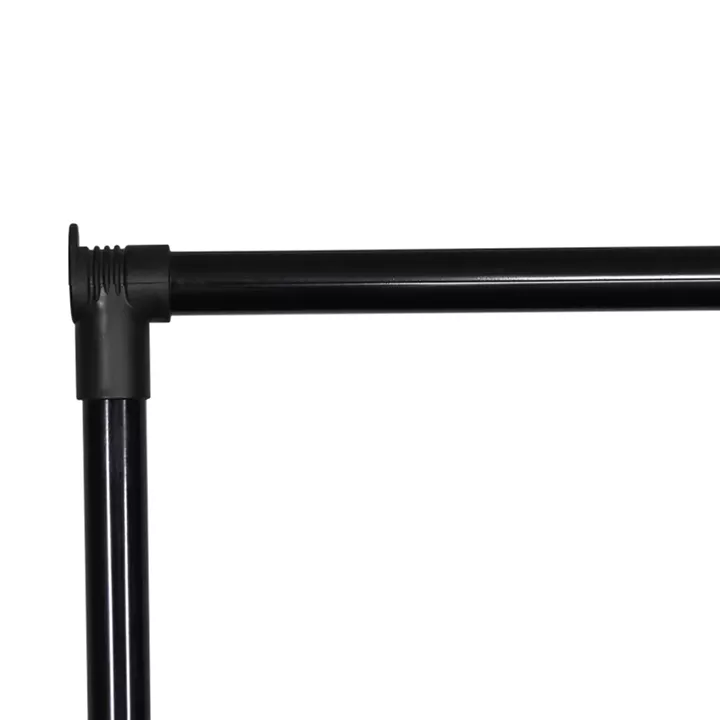 Κρεμάστρα δαπέδου Wizak pakoworld μαύρο μέταλλο 74.5x41,5x157εκ