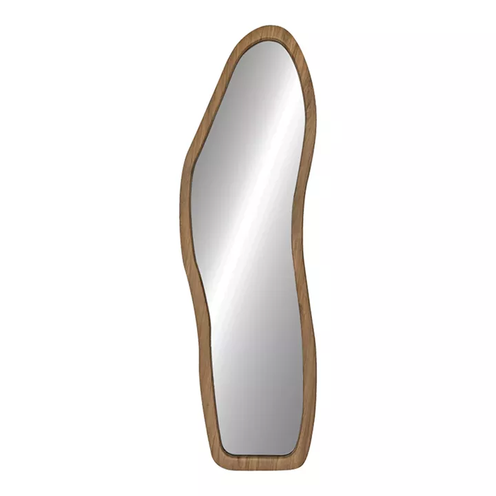 Καθρέπτης Quene pakoworld mdf σε φυσική απόχρωση 50x1.5x150εκ