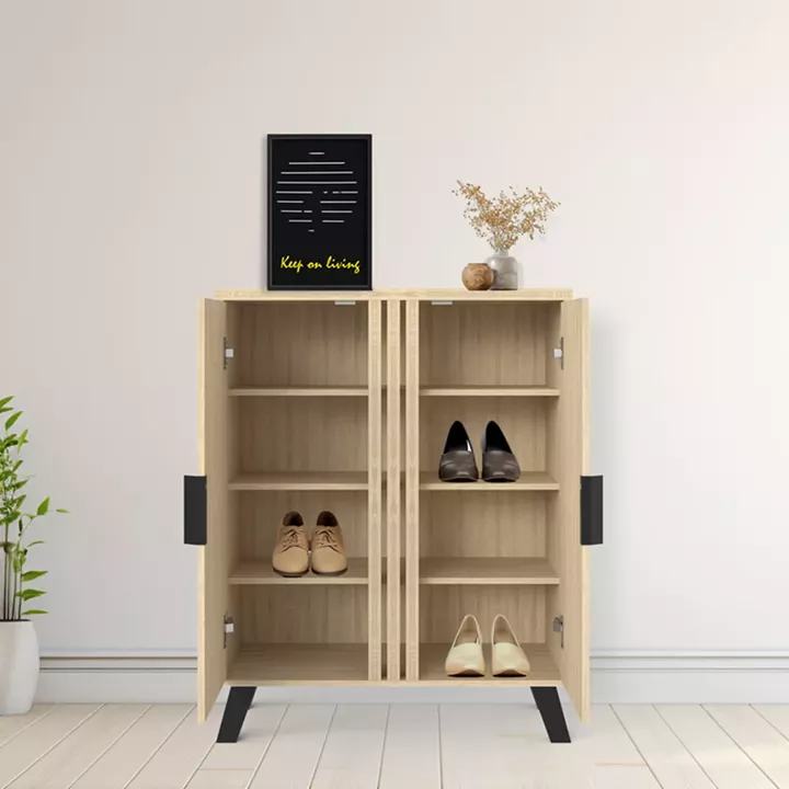 Παπουτσοθήκη-ντουλάπι Shoby pakoworld sonoma 70.5x30x91εκ